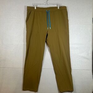 Cotopaxi Men's XL Subo Tech Pants Green  Nylon Zip Pocket Casual Hiking Pants